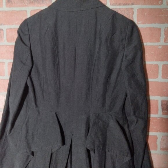 All Saints "Rare" Vintage Gwen Linen Mix Coat UK12 - Picture 10 of 16